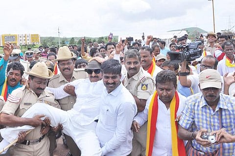 09072019 Koppal Vatal Nagaraj Protest
