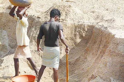 sand