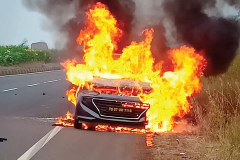 Car Fire 6 dec 19