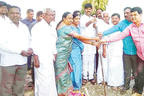 170120 Kampli JN Ganesh Bhoomi Pooja