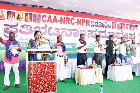 190120 Sindhanuru CAA NRC NPR Opposit Protest