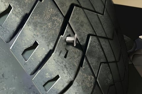 Flat Tire 12 Jan 20
