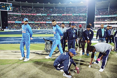 Holkar Stadium Pitch 7 JAN 20