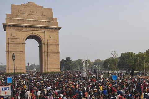 Indiagate 1 Jan 2020