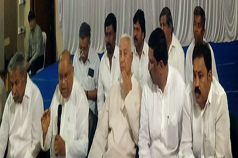 Muslim leaders PC at Bellary 5 JAN 20