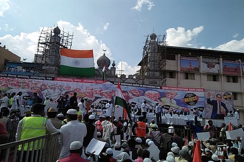 Protest against CAA at Chamarajpet edga maidan 3 JAN 20