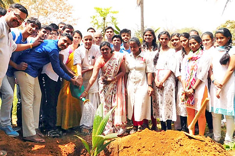 24 dpt 2 nss camp opening cconut tree