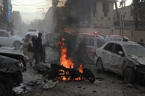 suicide bombing in Pakistan's Balochistan 17 FEB 20