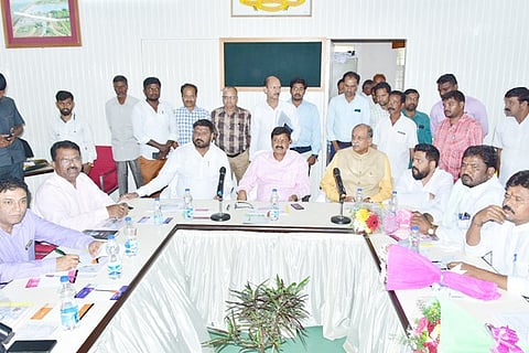 14032020 Koppal Minister Ramesh Jarkiholi Meeting