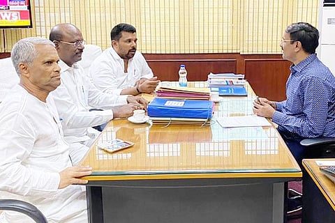 17032020 Lingasuguru MLAs visit to KBJNL MD Jayaram