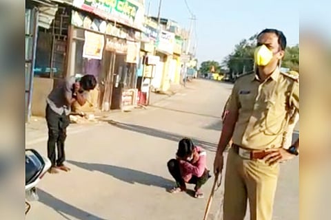 28032020 Kukanoor police panishment
