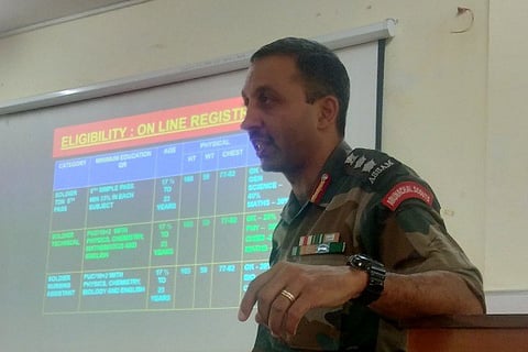 Army recruitment rally at udupoi 16 MAR 20