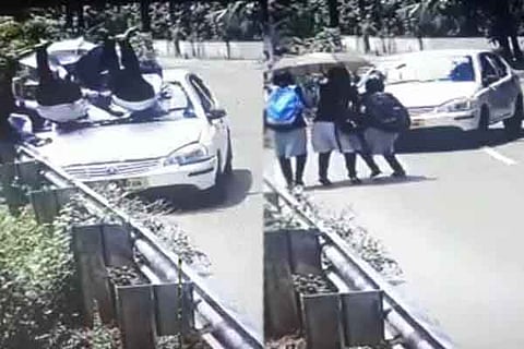 Girls Student Accident