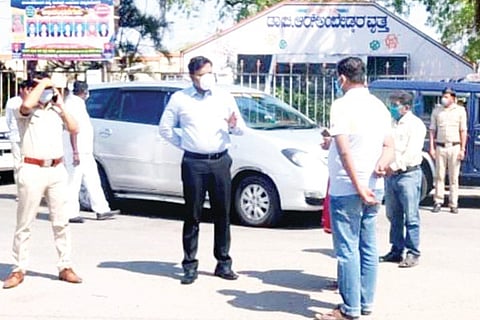 Manvi DC SP Visit