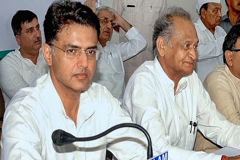 Sachin Pilot and Ashok Gehlot 11 MAR 20