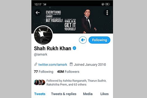 ShahRukh Khan Twitter 24 MAR 20