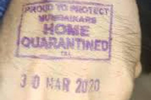 kwarntaine 30 mar 20