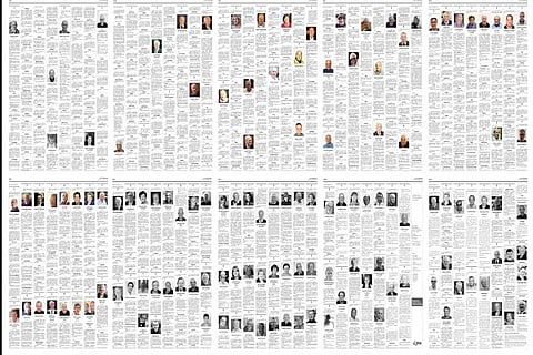 obituaries fill the newspaper 18 MAR 20