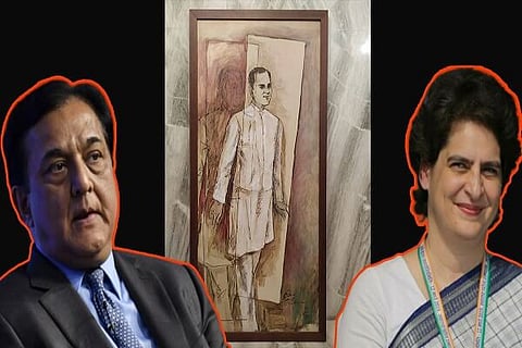 priyanka-gandhi-rana-kapoor-painting-mf-hussain 9 MAR 20