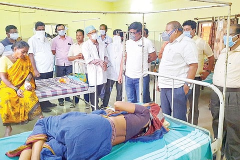 1404020 DS Hulageri Visit Lingasuguru Govt Hospital