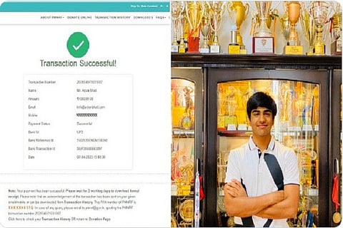 Arjun Bhati and donation 8 APR 20