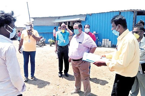 Ballari Judge Visit Labor Areas