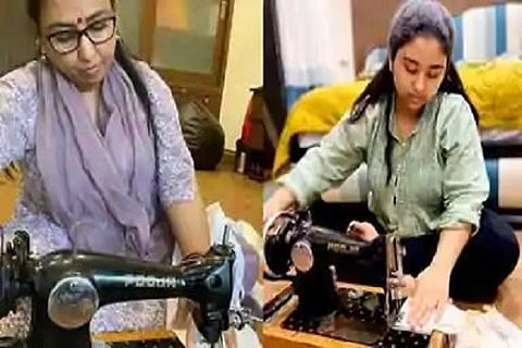 Dharmendra pradhan wife and daughter 9 APR 20