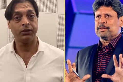 Kapil Dev And Shoaib