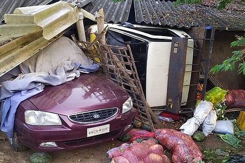 Kushalanagara Basavanahalli accident Feature Photo 18 APR 20