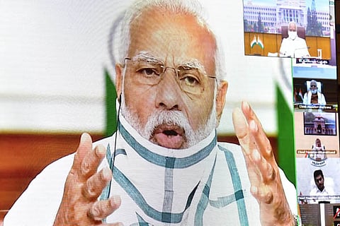 Modi with Cm 27 april 20