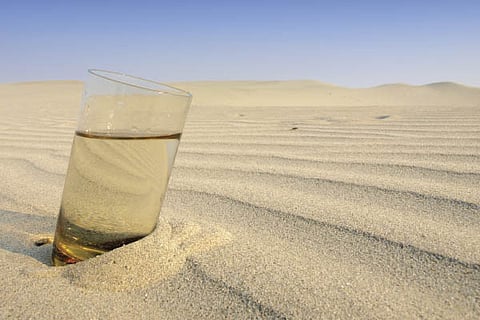 Water in desert
