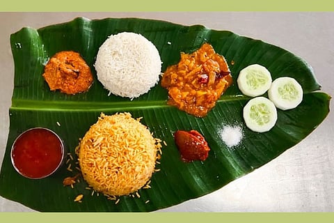 banana leaves
