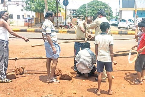 bidar road block