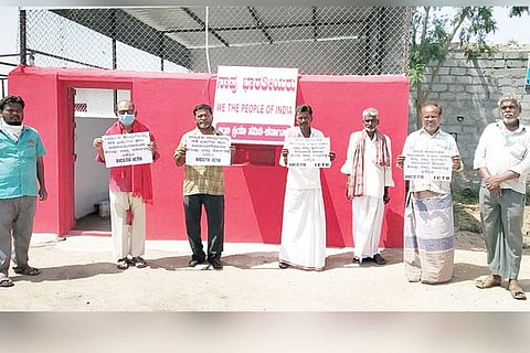 22052020 Gangavathi ACCTU protest