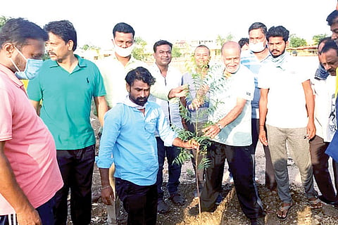 250520 Sindhanuru 300 Planting at PWD Junior Collage