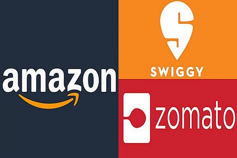 Amazon swiggy zomato 21 MAY 20