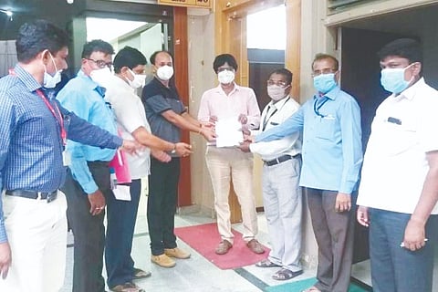 DAVANAGERE harihara health workers