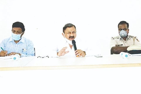 DAVANAGERE jagaluru mla meeting
