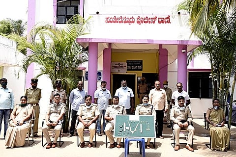 Davanagere Channagiri, Santhebennur, Police Station, Theft, Detention,