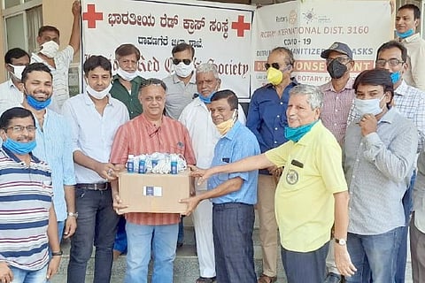 Davanagere , Corona Senani, Davangere, Rotary Institute,