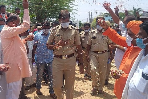 Davanagere Harapanahalli, Arasikere, Corona Senani, congratulations,