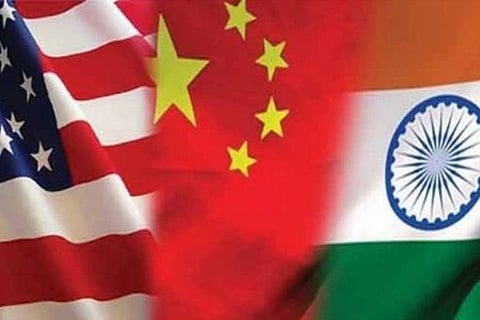 India-china-US