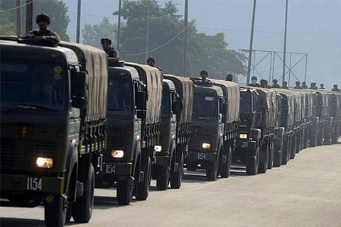 crpf convoy