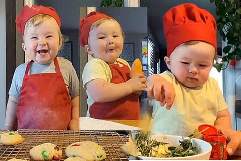 kids cooking
