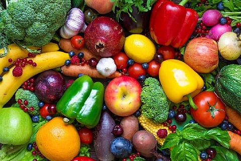 vegetables and fruits