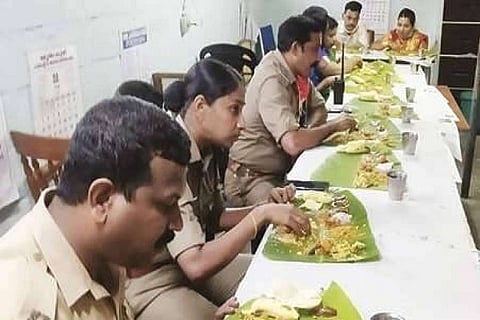 wedding feast at police station 8 MAY 20