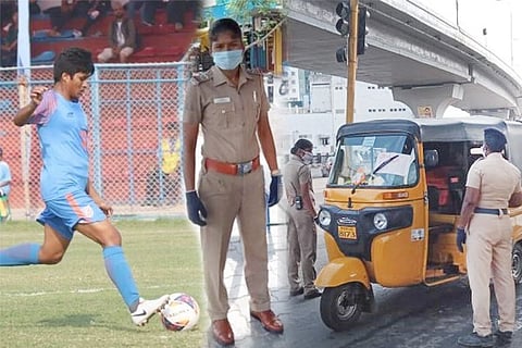 women football team member Indumath_web