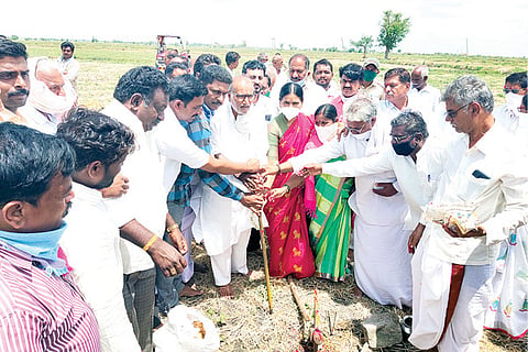Sasalamari Camp Lake Work Bhoomipooja