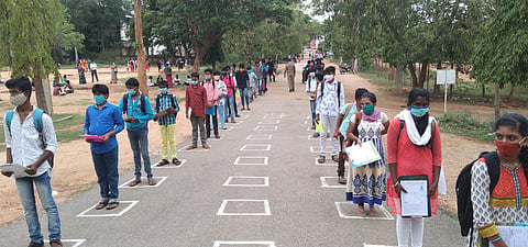 27 c n halli SSLC Exam photo 1