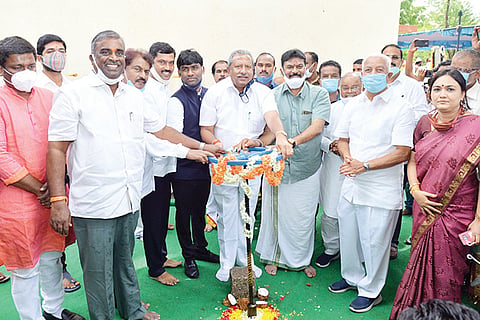 Ballari Continuous Drinking Water Project for 12 Zones Bhoomi pooja